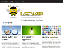 Tablet Screenshot of buzztalkers.com